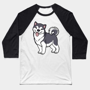 Alaskan Malamute (Doggust 2023) Baseball T-Shirt